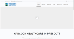 Desktop Screenshot of hancockhealthcare.com