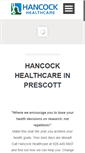 Mobile Screenshot of hancockhealthcare.com